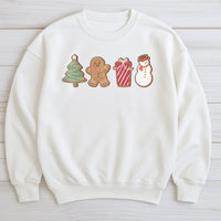 Holiday Cookie Sweatshirt, Gingerbread Christmas Sweatshirt, Festive Gingerbread Man Sweatshirt, Winter Party Crewneck, Comfy Xmas Present