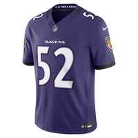 Baltimore Ravens Ray Lewis Purple Stitched Retired Limited Jersey