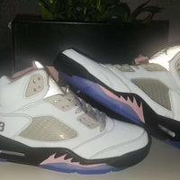 High Top Sneakers, Pink Colorway, Lace Up Design, Casual Gift for Sneaker Fans
