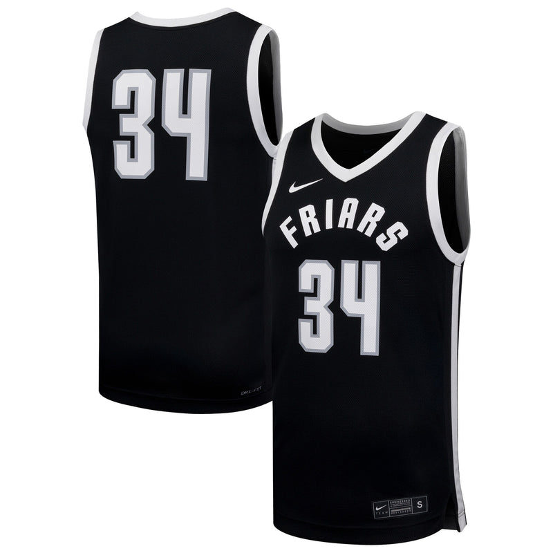 #34 Providence Friars Replica Basketball Jersey - Black