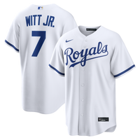 Kansas City Royals Bobby Witt Jr. White Home Replica Jersey
