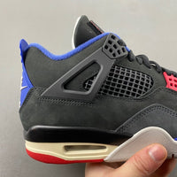 Low Top Sneakers, Blue Black Red Colorway, Lace Up Design, Casual Gift for Sneaker Fans