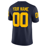 Michigan Wolverines Custom Football Game Jersey