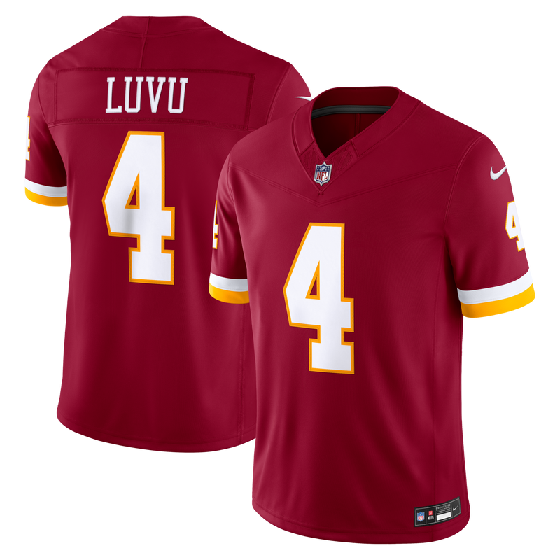 Washington Commanders Frankie Luvu Burgundy Team Stitched Limited Jersey