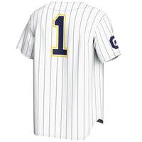 #1 Cal Bears Lightweight Baseball Fashion Jersey - White