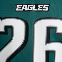 Philadelphia Eagles Saquon Barkley Midnight Green Team Game Jersey