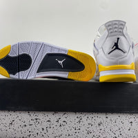 Low Top Sneakers, White Yellow Colorway, Lace Up Design, Casual Gift for Sneaker Fans