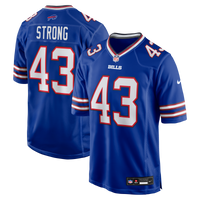 Buffalo Bills Dorian Strong Royal Team Game Jersey