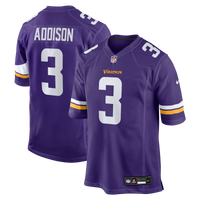 Minnesota Vikings Jordan Addison Purple Game Jersey