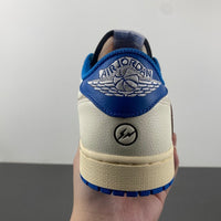 Low Top Shoes, Blue White Colorway, Reverse Hook Design, Lace Up Design, Casual Gift for Shoe Lovers