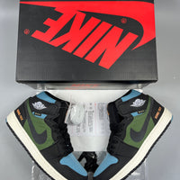 High Top Sneakers, Black Colorway, Lace Up Design, Casual Gift for Sneaker Fans