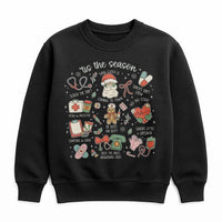 Medical Holiday Doodle Sweatshirt, Nurse Christmas Sweatshirt, Healthcare Worker Xmas Crewneck, Adorable Nursing Winter Graphic Sweatshirt