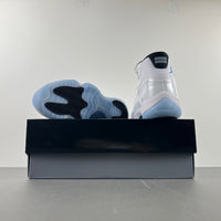 Low Top Sneakers, Blue White Colorway, Lace Up Design, Casual Gift for Sneaker Fans