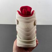 Low Top Sneakers, Red Yellow Gold Colorway, Lace Up Design, Casual Gift for Sneaker Fans
