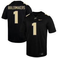 #1 Purdue Boilermakers Alternate Game Jersey - Black