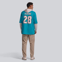 Miami Dolphins Devon Achane Aqua Player Game Jersey