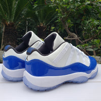 Low Top Sneakers, Blue White Colorway, Lace Up Design, Casual Gift for Sneaker Fans