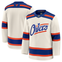 Edmonton Oilers Light Beige Alternate Premium Jersey