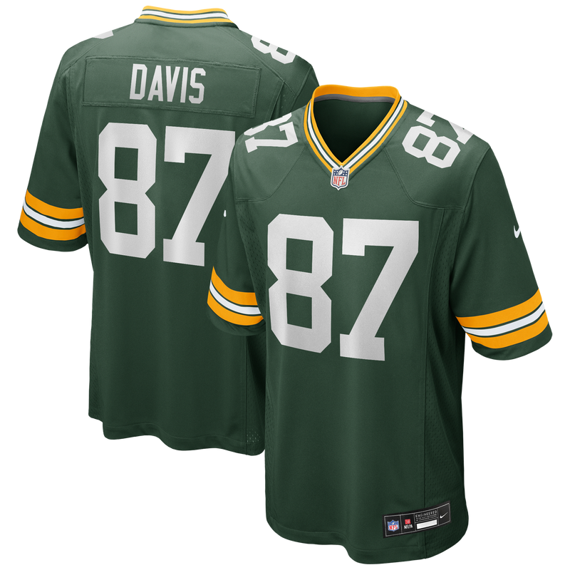 Green Bay Packers Willie Davis Green Game Retired Player Jersey