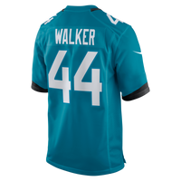 Jacksonville Jaguars Travon Walker Teal Player Game Jersey
