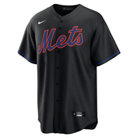 New York Mets Brandon Nimmo Black Alternate Replica Jersey