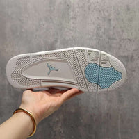 Mid Top Sneakers, Blue Colorway, Lace Up Design, Casual Gift for Sneaker Fans