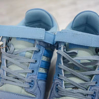 Low Top Shoes, Blue Colorway, Lace Up Design, Casual Gift for Shoe Lovers