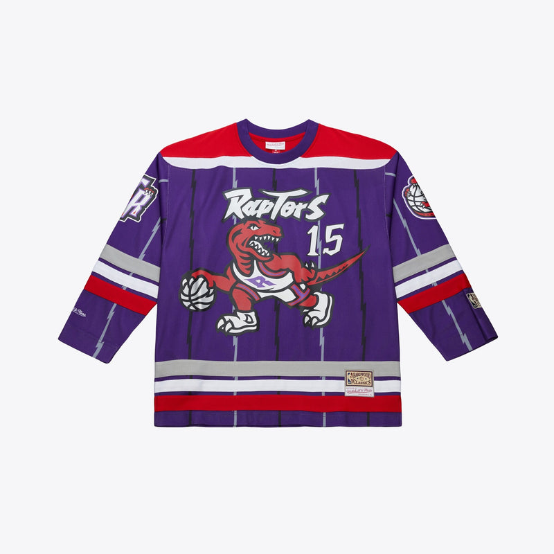 Toronto Raptors Vince Carter Maxxed Out Fashion Hockey Jersey - Purple