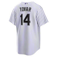 Colorado Rockies Ezequiel Tovar White Home Replica Jersey