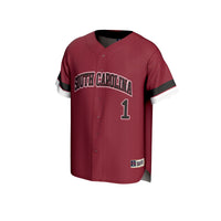 South Carolina Gamecocks Pick-A-Player Baseball Fashion Jersey - Garnet