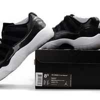 Retro Low Top Sneakers, Black White Colorway, Lace Up Design, Casual Gift for Sneaker Fans