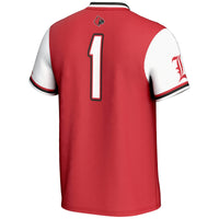 #1 Louisville Cardinals Lightweight Softball Jersey - Red
