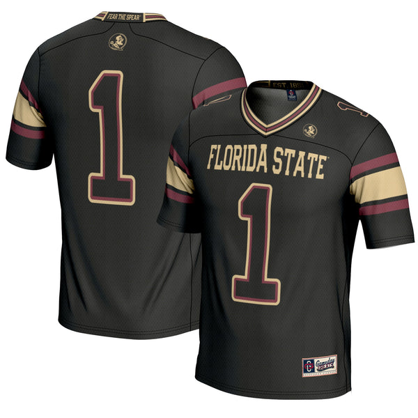 #1 Florida State Seminoles Endzone Football Jersey - Black