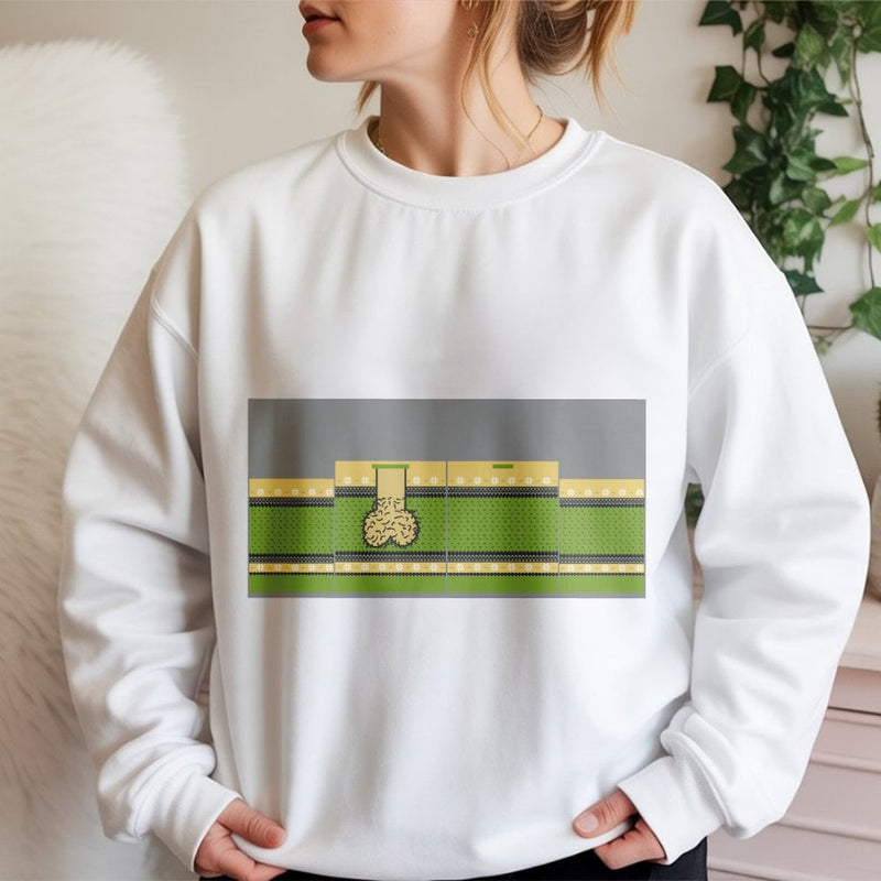 Naughty Meme Holiday Crewneck, Humorous Ugly Christmas Sweatshirt, Adult Humor Xmas Pullover, Sarcastic Winter Sweater, Gag Present for Adults