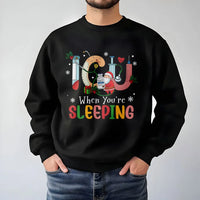 Humorous Santa Medical Holiday Sweater, ICU Nurse Christmas Sweatshirt, Intensive Care RN Crewneck, Healthcare Worker Xmas Pullover, Nurse Present