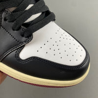 Mid Top Sneakers, Burgundy White Black Colorway, Lace Up Design, Casual Gift for Sneaker Fans