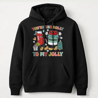 Humorous Albuterol Prednisone Christmas Hoodie, Respiratory Therapist Hoodie, RT Holiday Pullover, Medical Christmas Hoodie, RT Nurse Present