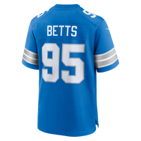 Detroit Lions Mathieu Betts Blue Game Jersey