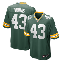 Green Bay Packers Kiondre Thomas Green Game Player Jersey