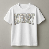Varsity Leaf Camouflage Holiday Shirt, Merry Christmas Camo T-Shirt, Festive Xmas Graphic Tee, Camo Christmas T-Shirt, Holiday Present for Men