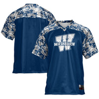 Washburn Ichabods Football Jersey - Blue