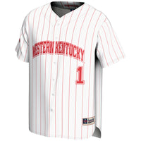 #1 Western Kentucky Hilltoppers Lightweight Baseball Jersey - White