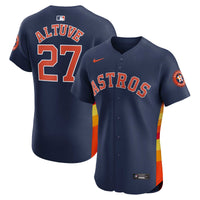 Houston Astros Jose Altuve Navy Alternate Elite Player Jersey