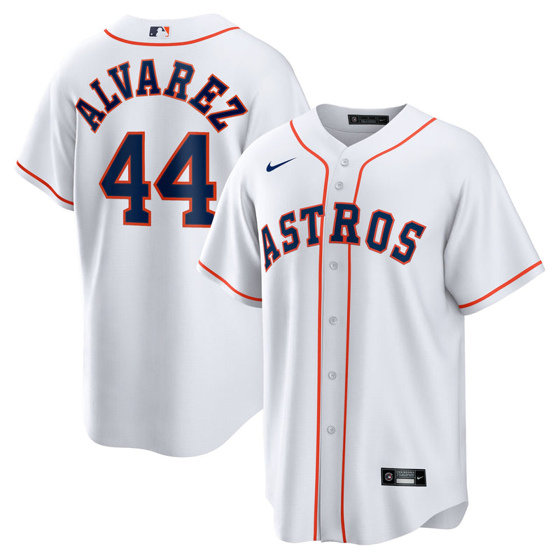 Houston Astros Yordan Álvarez White Home Replica Player Jersey