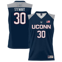 Breanna Stewart Navy UConn Huskies Lightweight Basketball Alumni Jersey