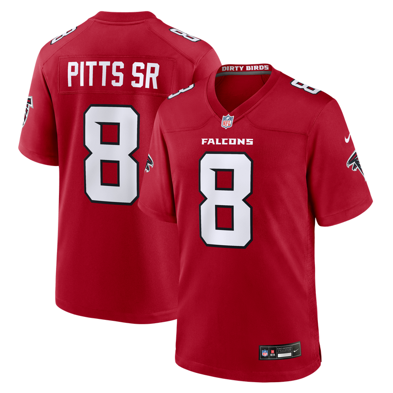 Atlanta Falcons Kyle Pitts Sr. Red Game Jersey