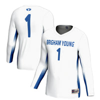 #1 BYU Cougars Lightweight Volleyball Jersey - White