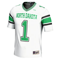 #1 North Dakota Endzone Football Jersey - White