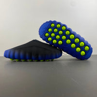 Slides, Blue Black Colorway, Slip On Design, Casual Gift for Shoe Lovers