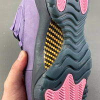 Low Top Sneakers, Purple Colorway, Lace Up Design, Casual Gift for Sneaker Fans